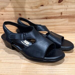 SAS Suntimer Leather Heeled Sandals 9M